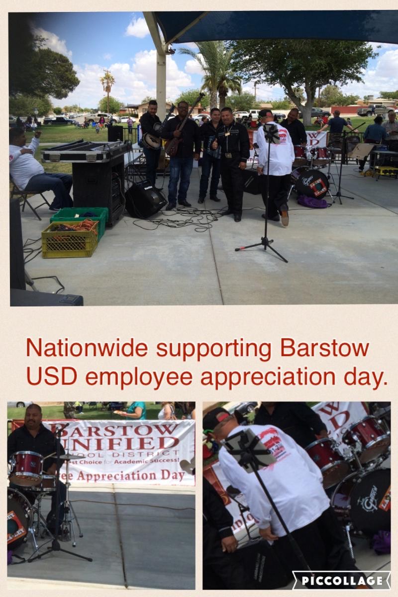 Nationwide Construction crew at the Barstow Unified School District Appreciation Day