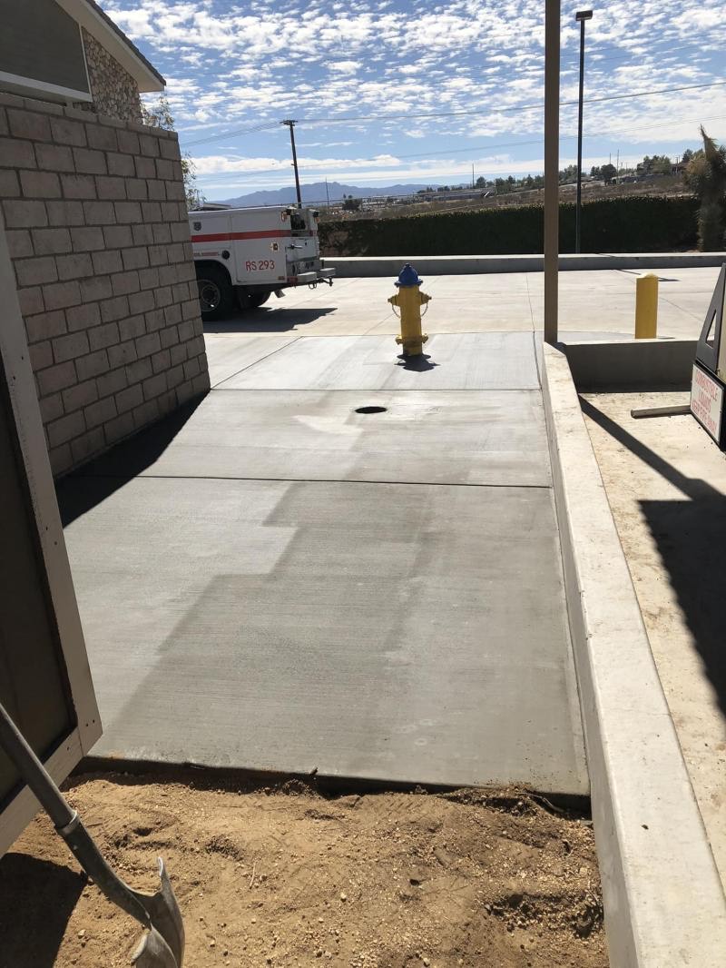 Concrete forming and finishing work by Nationwide Construction