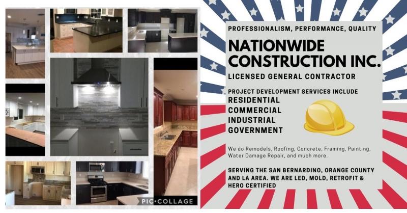 Remodel project by Nationwide Construction